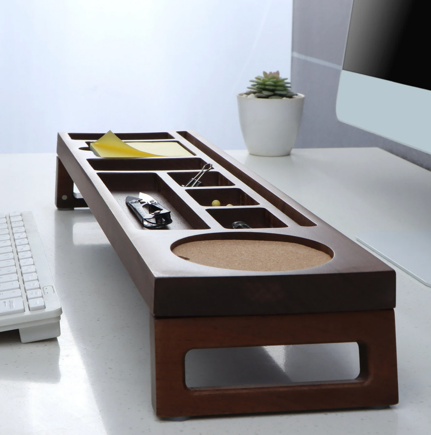 Wood Desk Organizer