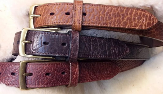 Bison Leather Belt