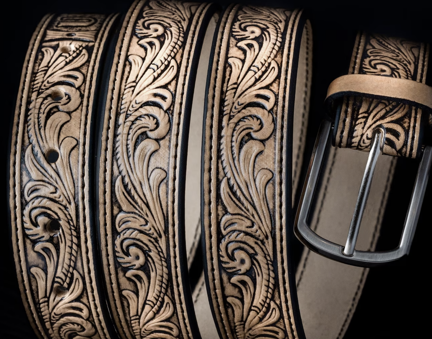 Custom leather belts