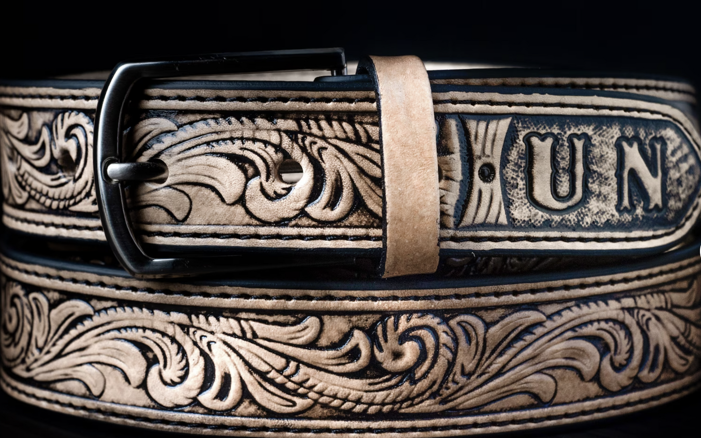 Custom leather belts