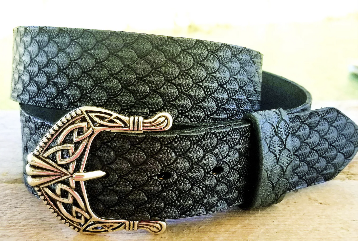 Dragon Handmade Leather Belt