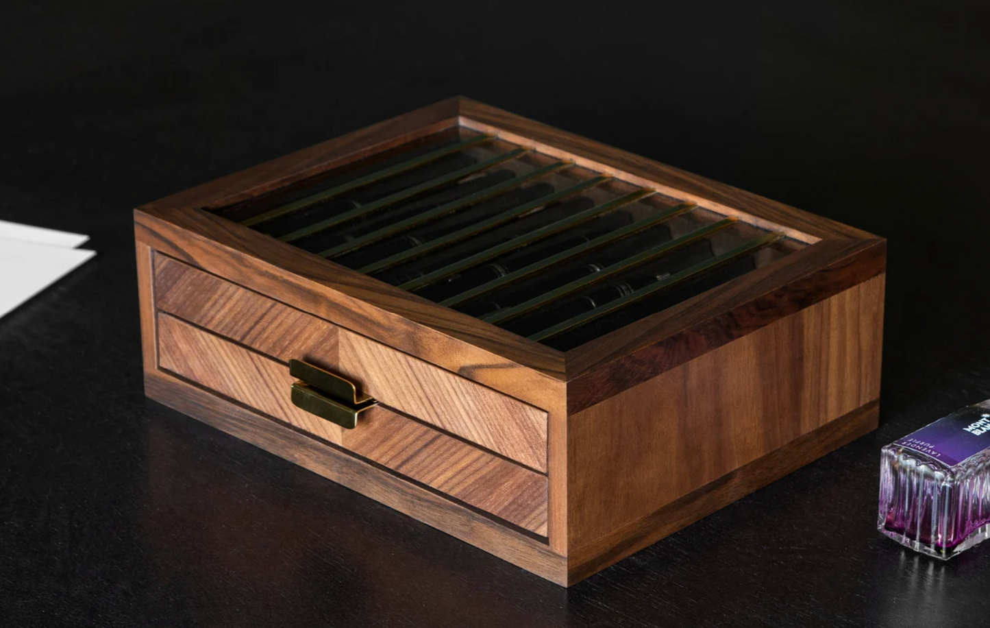 Luxury Walnut Pen Box