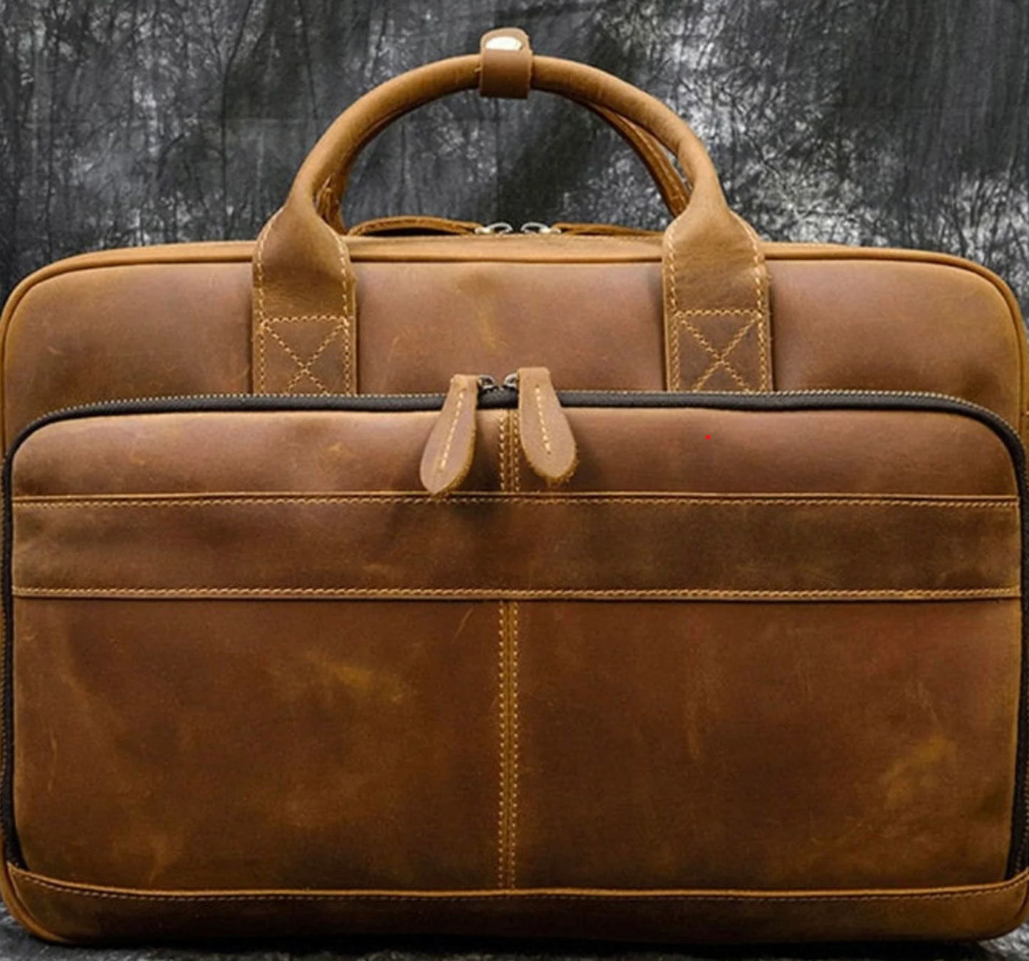 Personalized Handmade Vintage Leather Briefcase Men