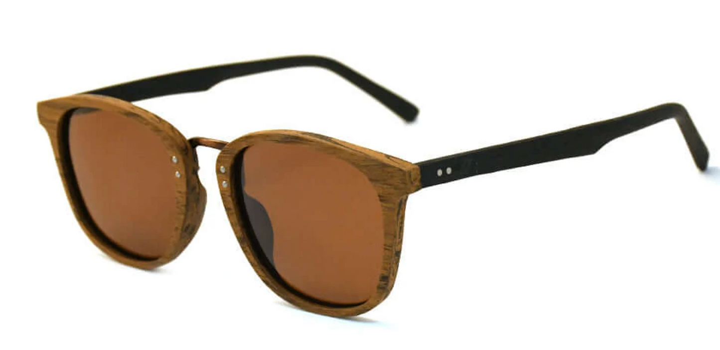 Silk wood Polarized sunglasses