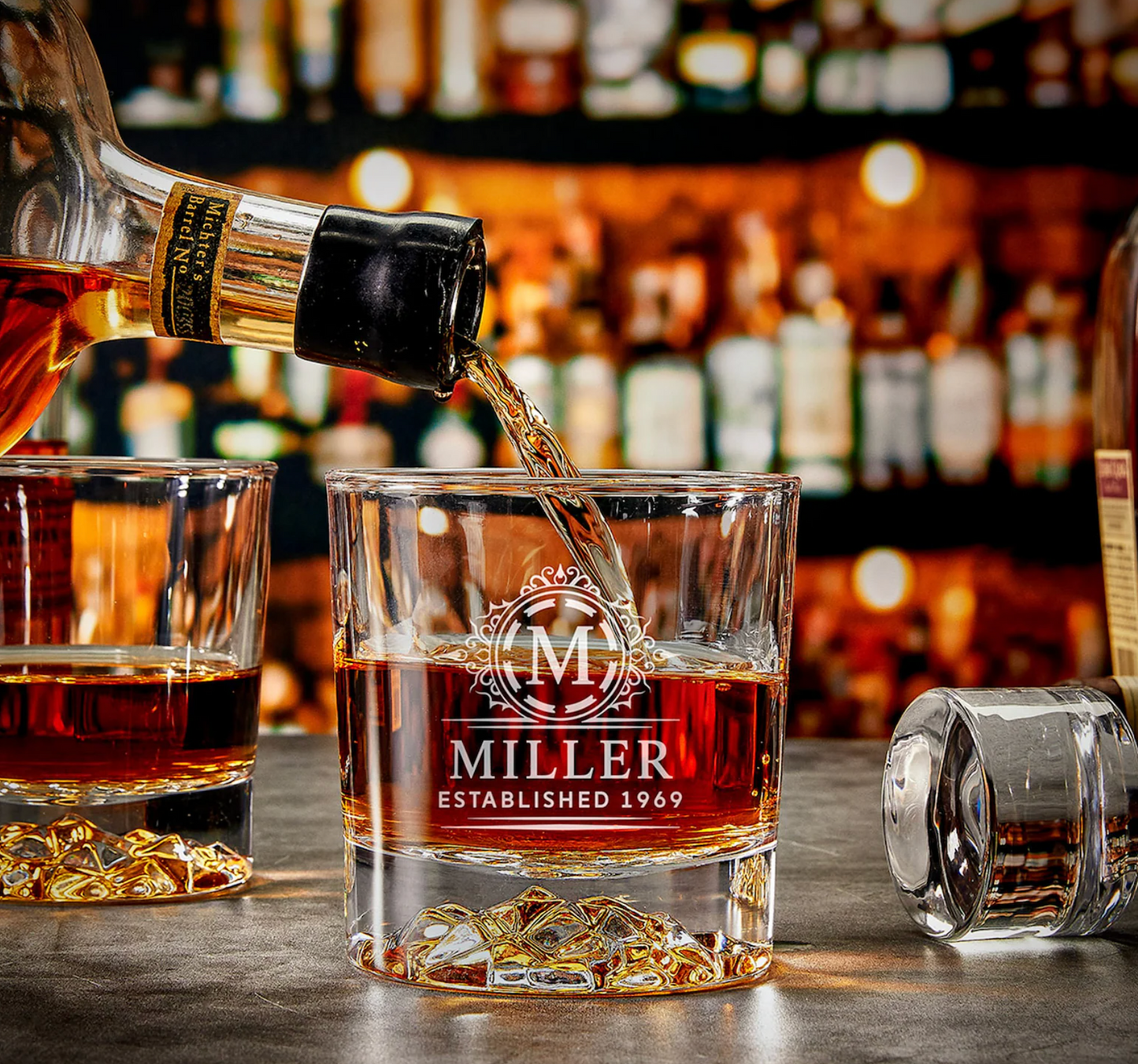 Personalized Whiskey Glasses